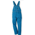 Walls Big Smith Stonewashed Denim Zip Fly Bib Overalls